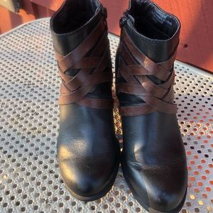 Euro soft BySofft strapped bootie so cute size 7